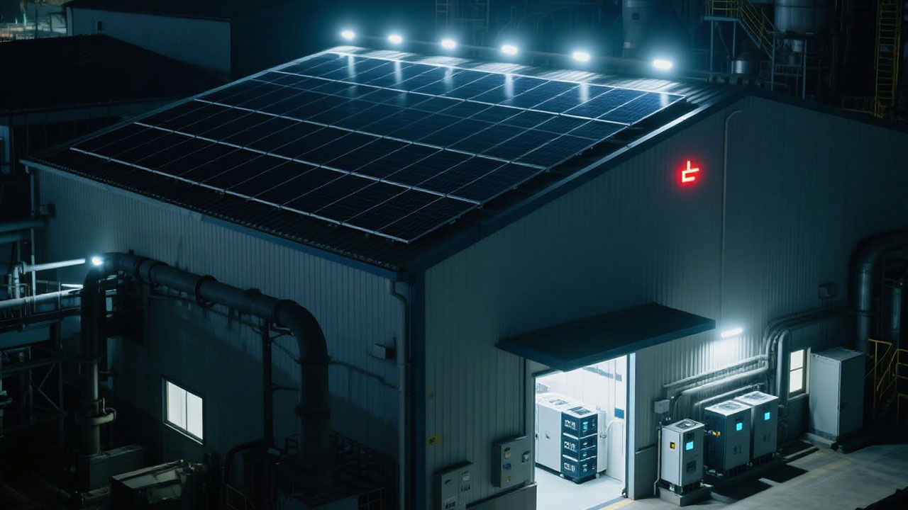 安徽某工厂60KW光伏+150KWH储能项目