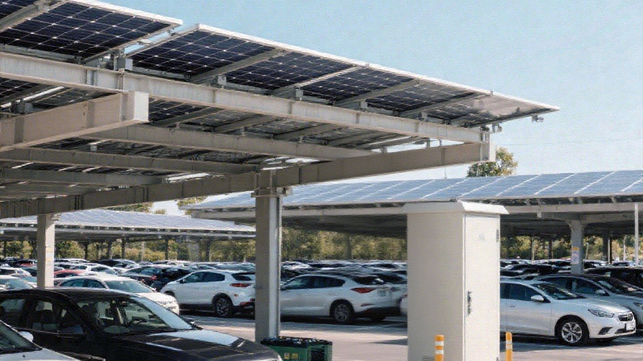 阿根廷某公司员工停车场